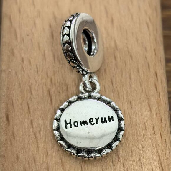 Pandora Homerun Dangle Charm Pendant, S925 Silver Bracelets - Picture 2 of 4